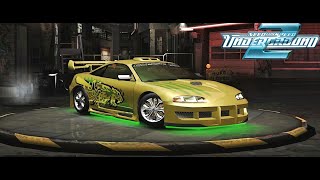 Need for Speed Underground 2 Mitsubishi Eclipse Customization Tuning and Race [upl. by Habas]