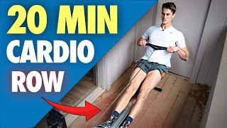 SIMPLE Beginners Rowing Cardio Workout 20 MINS [upl. by Ayanet]