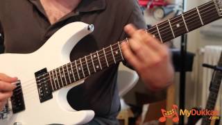 Jackson JS11 Dinky 2Point Tremolo RW Gloss White  Test Odası Bi Kuple [upl. by Huesman]