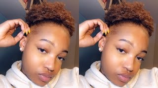 Creme Of Nature Hair Dye 1001 Ginger Blonde On Natural Hair [upl. by Boehike615]