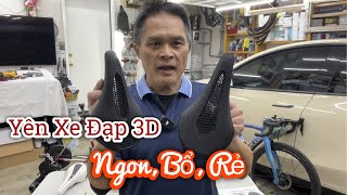 Yên Xe Đạp Road Carbon In 3D Printed Đạp Quá Ngon Bổ Rẻ [upl. by Estus]