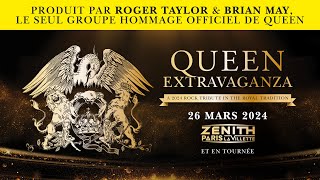 QUEEN EXTRAVAGANZA  le groupe de reprises officiel de Queen produit par Roger Taylor et Brian May [upl. by Buonomo]