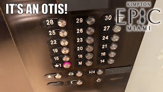 Otis Traction Elevators  Kimpton EPIC Hotel in Miami FL [upl. by Nared]