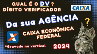 Qual é o DV  Dígito Verificador da Agência Caixa Econômica Federal  2024 [upl. by Aicilev902]