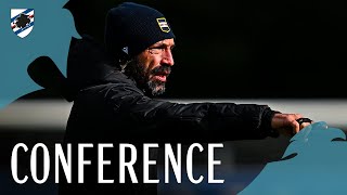 ReggianaSampdoria la conferenza di Pirlo [upl. by Refanej]