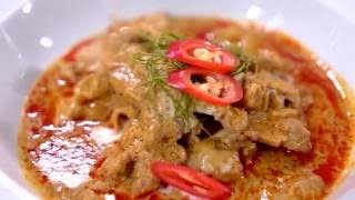 Pork Panang Curry  Thai Food Recipe by Mae Ploy [upl. by Ainorev597]