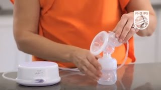 Unboxing the AVENT Single electric breast pump and how the unit works  Philips  SCF332 [upl. by Aciretal]