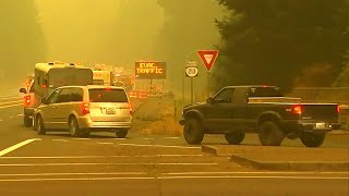 500000 People Are Fleeing Oregon Wildfires [upl. by Klehm]