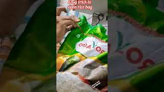 क्या आपको पता है 1सेकंड में चावल की बोरी 🤔कैसे खोलेंeasy method to open rice bag trick amp tips [upl. by Tybie242]