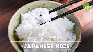 How to Cook Perfect Japanese Rice on the Stove [upl. by Irem313]