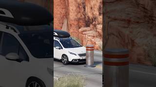 Peugeot Bollard Crash Test [upl. by Hairej]