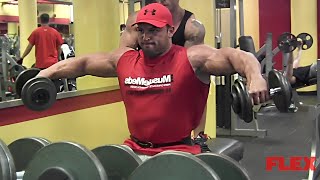 Nick Trigili Shoulders and Traps Workout [upl. by Sivrat]