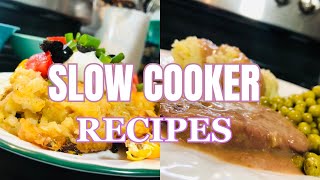 2 DUMP amp GO CROCKPOT DINNERS  The EASIEST Tasty Slow Cooker Recipes  Simple Dinners [upl. by Yetsirhc846]