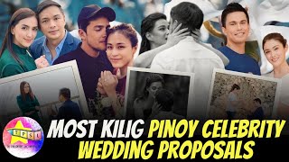 Most Kilig Pinoy Celebrity Wedding Proposals [upl. by Tollmann]