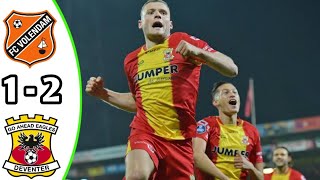 FC Volendam vs Go Ahead Eagles 12 Highlights  Eredivisie 2024 Efootball Game Play [upl. by Ecnerat]