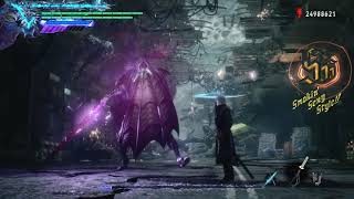 DMC 5 Vergil vs Cavaliere Angelo DMD no damage BP taunt finish [upl. by Bobina]