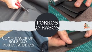 Raso Forro para hacer Carteras Bolsos y Otros Proyectos Curtidos Cabezas [upl. by Ahseeyt]