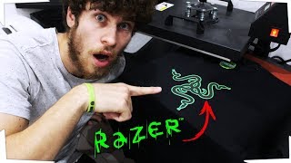 JE FABRIQUE UN T SHIRT RAZER POUR VOUS [upl. by Ilak]