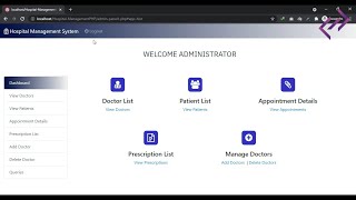 Hospital Management System Project in PHP MySQL with Source Code  CodeAstro [upl. by Gnen]