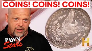 Pawn Stars TOP 10 RARE COINS MEGA COMPILATION [upl. by Tamas327]