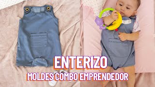 Crea este EnterizoMONO de Bebé Paso a Paso  Moldes combo emprendedor [upl. by Curren]