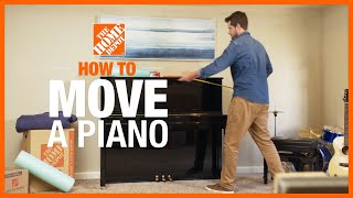 How to Move a Piano  The Home Depot [upl. by Ahseenal]