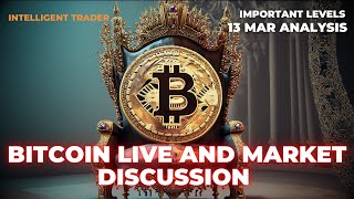 BITCOIN TRADING LIVE And Market Analysis And  GIFT NIFTY  Analysis Aman Srivastav  Part 300 [upl. by Ellekim]