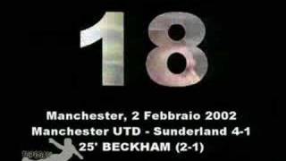 Best 20 goals of David Beckham Part 1 [upl. by Jamie534]