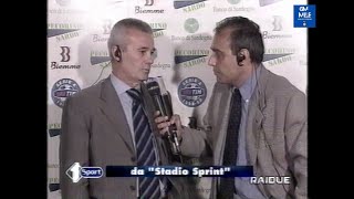 199899 1  13091998 CagliariINTER 22 Interviste Post Gara SimoniMoratti  Italia1 [upl. by Duleba]