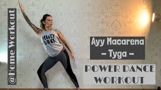 Ayy Macarena Tyga Dance Fitness Workout  Power dance by Diva [upl. by Laban]