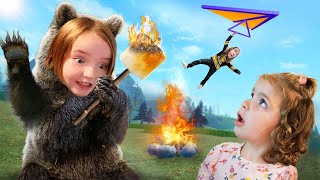 CAMPiNG with a NiKO BEAR and NAVEY Playing fun Roblox Games amp Baby Adley best crazy moments Movie [upl. by Krefetz]