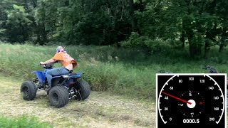 Yamaha Blaster 200 Speed Test [upl. by Hadik]