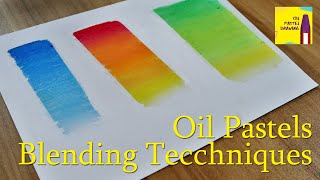 Easy Oil pastel blending techniques Oil pastel drawing for beginners [upl. by Tillio]