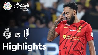 Ronaldo and Auba net as Al Qadsiah comeback to beat Al Nassr  Highlights presented by Visit Saudi [upl. by Adnicul]