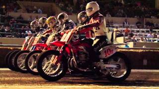 Multiple Crashes at Pomona AMA HalfMile Flat Track as Jake Johnson Takes the Win [upl. by Fredette219]