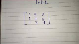 Find Adjoint of matrices in 20 sec short trick [upl. by Ayital]