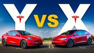 One CLEAR Winner  Tesla Model Y vs Model X [upl. by Karlee295]