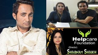 Zubair Khan  Shabnam Shaikh and her NGO Helpcare Foundation  Zubair Khans Latest Video [upl. by Acila]