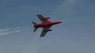 Folland Gnat T1 display at the Festival of Flight Air Show Shuttleworth Old Warden 2024 [upl. by Boris]