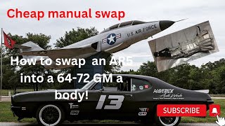 How to swap a Solstice Ar5 Ls swap in a 6872 Gm ABody [upl. by Ecnahoy606]