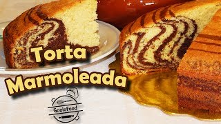 Torta Marmoleada  Muy Fácil y Esponjosa [upl. by Sherfield]