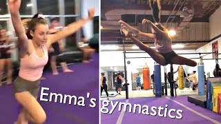 Emma Chamberlain doing Gymnastics [upl. by Zubkoff]