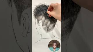 Drawing Mens Hairstyles in 30 Seconds  Easy Hair Tutorial shorts [upl. by Treb30]