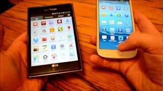 LG Intuition vs Samsung Galaxy S3  Comparison Smackdown [upl. by Gessner928]