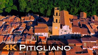 PITIGLIANO 🇮🇹 Drone 4K  Tuscany Italy [upl. by Katee]