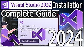 How to Install Microsoft Visual Studio 2022 on Windows 1011 64 bit 2024 Update NET Developers [upl. by Molli585]