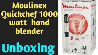 Best Hand Blender  Moulinex Quickchef 1000 Watt  FoodProcessor type Attachment  GetUpdatedNow [upl. by Atiekan]