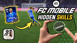 HIDDEN SKILLS Rabona tutorial  FC mobile  secret skills in FC mobile 🤫🤫 [upl. by Bruyn]