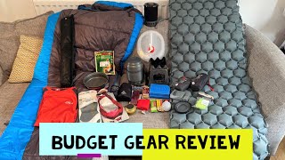 Budget Wild Camping Gear Review  Cheap Backpacking Gear Load Out [upl. by Slavin374]