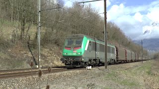 Frets TER amp TGV sur la ligne de la Maurienne en Savoie [upl. by Yelkrab]